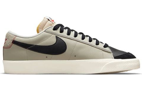 Nike Blazer Low 77 Removable Swoosh - Black/Natural DH4370-001 Chính Hãng - Qua Sử Dụng - Độ Mới Cao