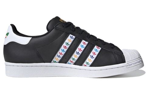 Adidas Superstar Black Multi-Color Trefoil Stripes ART FZ0058 Chính Hãng - Qua Sử Dụng - Độ Mới Cao