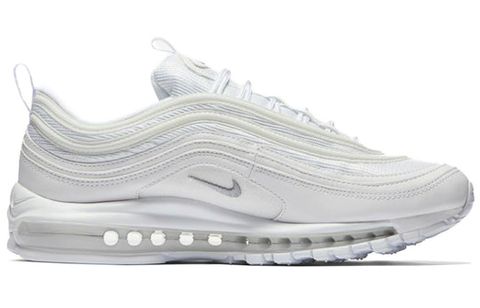 Nike Air Max 97 Triple White Wolf Grey (2017/2023) 921826-101 Chính Hãng - Qua Sử Dụng - Độ Mới Cao