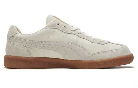 PUMA Liga Leather Shoe Beige 364597-01 Chính Hãng - Qua Sử Dụng - Độ Mới Cao