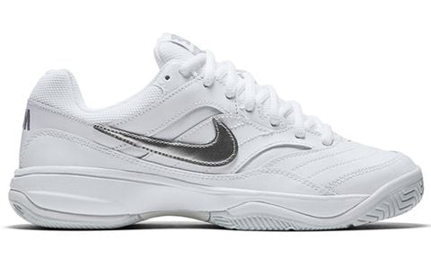 Nike Court Lite White Matte Silver 845048-100 Chính Hãng - Qua Sử Dụng - Độ Mới Cao