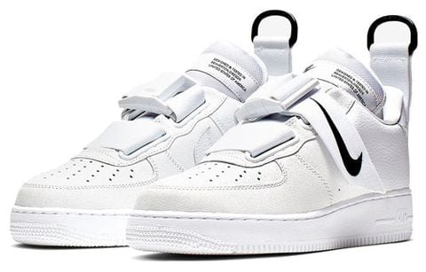 Nike Air Force 1 Utility White Black White Sole AO1531-101 Chính Hãng - Qua Sử Dụng - Độ Mới Cao