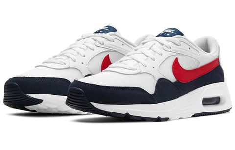 Nike Air Max SC White Red Navy CW4555-103 Chính Hãng - Qua Sử Dụng - Độ Mới Cao