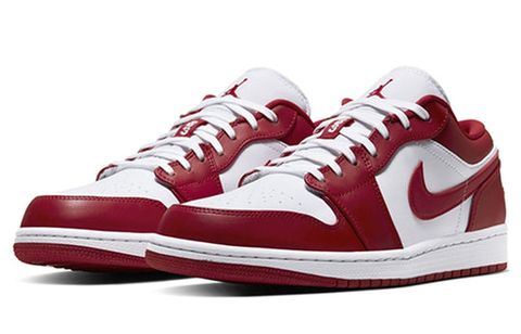 Jordan 1 Low Gym Red White 553558-611 Chính Hãng - Qua Sử Dụng - Độ Mới Cao