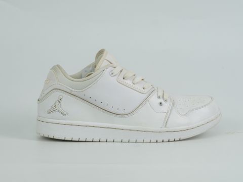 Jordan 1 Flight 2 Low Nike White Basketball Shoes Mens 654465-120 Chính Hãng - Qua Sử Dụng - Độ Mới Cao