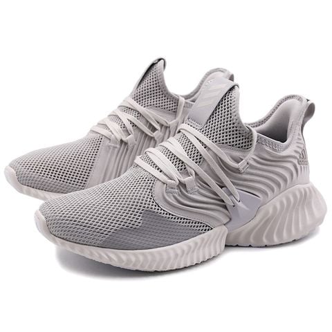 Adidas Alphabounce Instinct CC Grey White ART D97281 Chính Hãng - Qua Sử Dụng - Độ Mới Cao