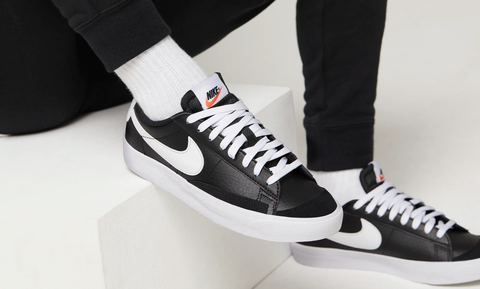 Nike Blazer Low Black White 371760-026 Chính Hãng - Qua Sử Dụng - Độ Mới Cao