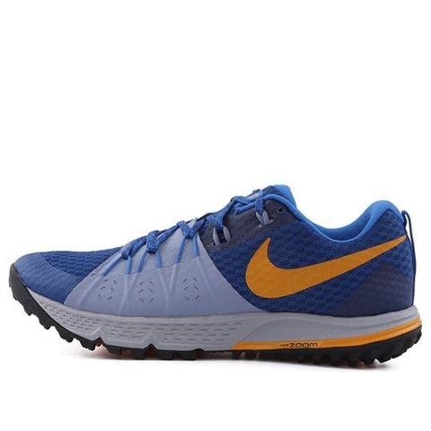 Nike Air Zoom Wildhorse 4 'Blue Yellow' 880565-402 Chính Hãng - Qua Sử Dụng - Độ Mới Cao