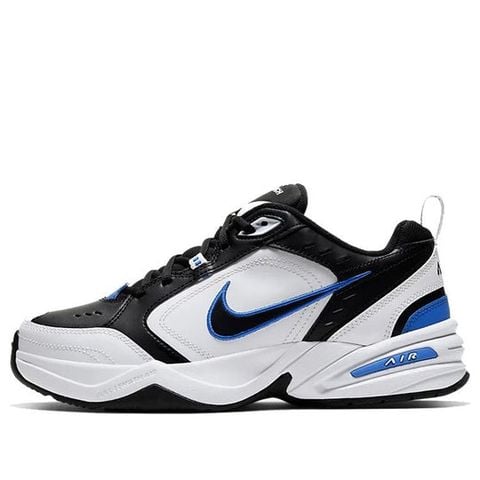 Nike Air Monarch IV Black White Royal Blue 415445-002 Chính Hãng - Qua Sử Dụng - Độ Mới Cao