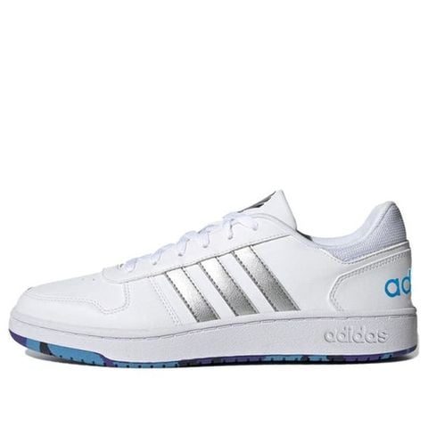 Adidas Neo x HOOPS 2.0 White/Blue ART FU7723 Chính Hãng - Qua Sử Dụng - Độ Mới Cao