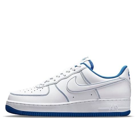 Nike Air Force 1 '07 'Contrast Stitch - White Game Royal' CV1724-101 Chính Hãng - Qua Sử Dụng - Độ Mới Cao