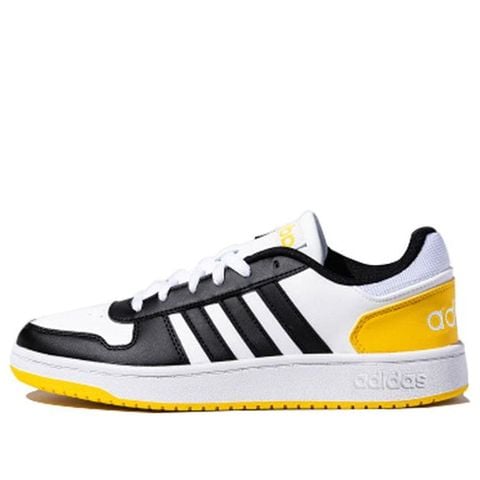 Adidas neo Hoops 2.0 'Black White Yellow' ART FW5993 Chính Hãng - Qua Sử Dụng - Độ Mới Cao