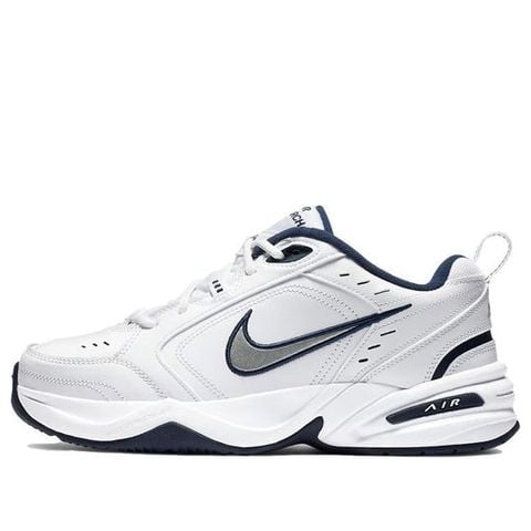 Nike Air Monarch IV White Navy 415445-102 Chính Hãng - Qua Sử Dụng - Độ Mới Cao