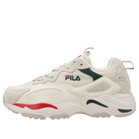 Fila Tracer Series Retro Shoe Gray Green Red Version Unisex 1RM01153-926 Chính Hãng - Qua Sử Dụng - Độ Mới Cao