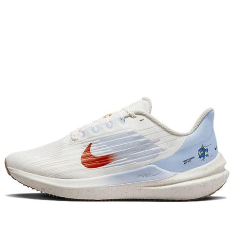 (WMNS) Nike Air Winflo 9 'Sail Celestine Blue' DX6048-181 Chính Hãng - Qua Sử Dụng - Độ Mới Cao