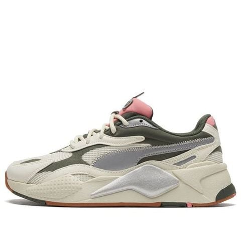 PUMA RS-X3 'Grids - Whisper White' 374138-04 Chính Hãng - Qua Sử Dụng - Độ Mới Cao