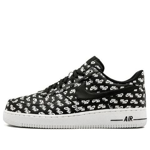 Nike Air Force 1 Low All Over Logo Black AH8462-001 Chính Hãng - Qua Sử Dụng - Độ Mới Cao