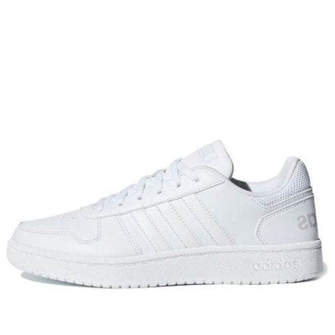 (WMNS) Adidas Hoops 2.0 'Footwear White' ART B42096 Chính Hãng - Qua Sử Dụng - Độ Mới Cao