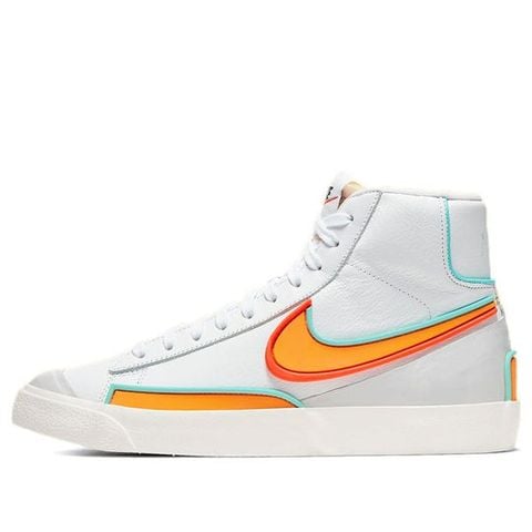 Nike Blazer Mid 77 Infinite White Kumquat DC1746-100 Chính Hãng - Qua Sử Dụng - Độ Mới Cao