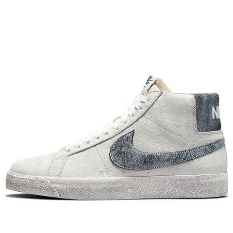 Nike SB Blazer Mid Faded Grey Black DA1839-002 Chính Hãng - Qua Sử Dụng - Độ Mới Cao