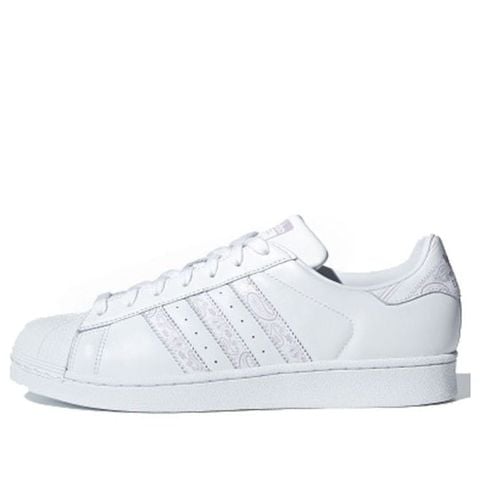 Adidas Superstar 'Paisley - White Purple Glow' ART BD7429 Chính Hãng - Qua Sử Dụng - Độ Mới Cao