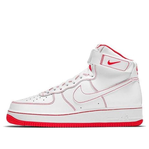 Nike Air Force 1 High '07 White University Red CV1753-100 Chính Hãng - Qua Sử Dụng - Độ Mới Cao