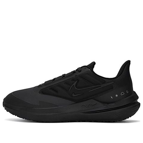 Nike Air Winflo 9 Shield 'Triple Black' DM1106-007 Chính Hãng - Qua Sử Dụng - Độ Mới Cao