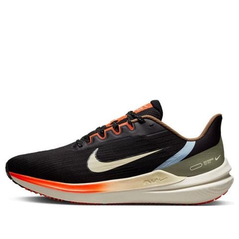 Nike Air Winflo 9 Black Green Safety Orange DX6040-071 Chính Hãng - Qua Sử Dụng - Độ Mới Cao