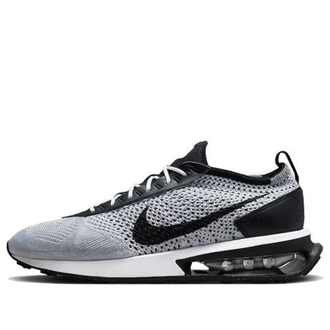 Nike Air Max Flyknit Racer Pure Platinum Black DJ6106-002 Chính Hãng - Qua Sử Dụng - Độ Mới Cao