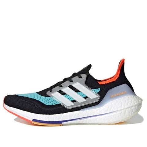 Adidas Ultra Boost 21 Black Pulse Aqua ART S23867 Chính Hãng - Qua Sử Dụng - Độ Mới Cao