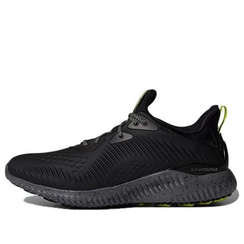 Adidas Alphabounce Core Black Semi Solar Yellow ART BW1223 Chính Hãng - Qua Sử Dụng - Độ Mới Cao