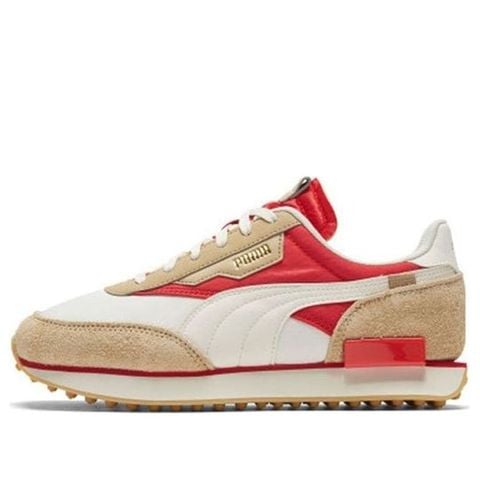 PUMA Future Rider Game On 'White Pebble Red' 371320-02 Chính Hãng - Qua Sử Dụng - Độ Mới Cao