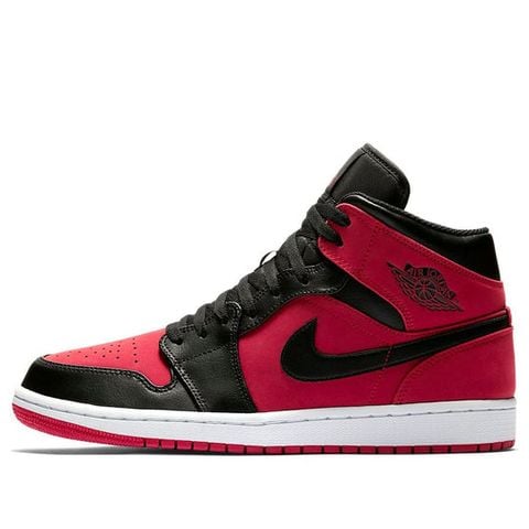 Air Jordan 1 Retro Mid 'Gym Red' 554725-610 Chính Hãng - Qua Sử Dụng - Độ Mới Cao