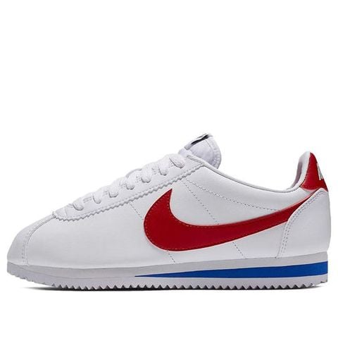 Nike Classic Cortez Leather White Red 807471-103 Chính Hãng - Qua Sử Dụng - Độ Mới Cao