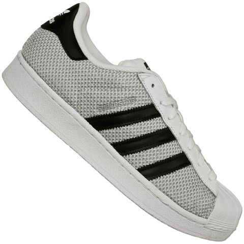 Adidas Originals Superstar 80s Weave Pack Trainers Shoes White Black ART S76674 Chính Hãng - Qua Sử Dụng - Độ Mới Cao