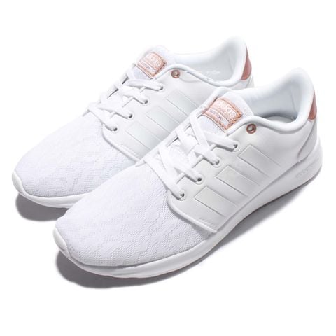 Adidas Cloudfoam QT Racer W White Rose Gold Women's Running ART AW4018 Chính Hãng - Qua Sử Dụng - Độ Mới Cao