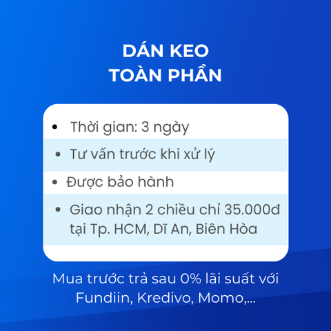 Dán keo 2 phần đế dưới và đế giữa - Bảo hành 60 ngày