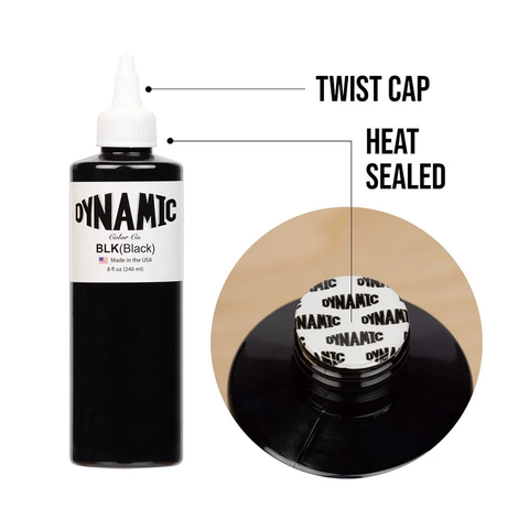  Mực Xăm Dynamic BLK 8oz Chính Hãng 