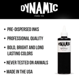  Mực Xăm Dynamic BLK 8oz Chính Hãng 