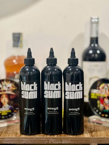  Mực Xăm Black Sumi 12oz Chính Hãng 