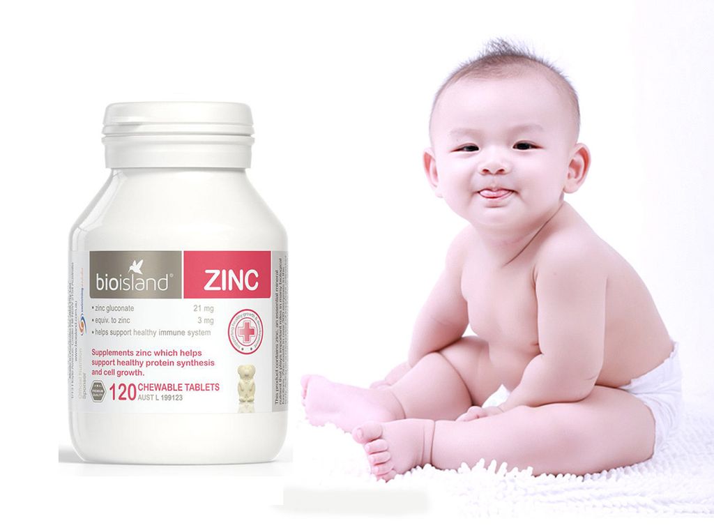 Bio island zinc Kẽm 120v, ÚC. (lọ)