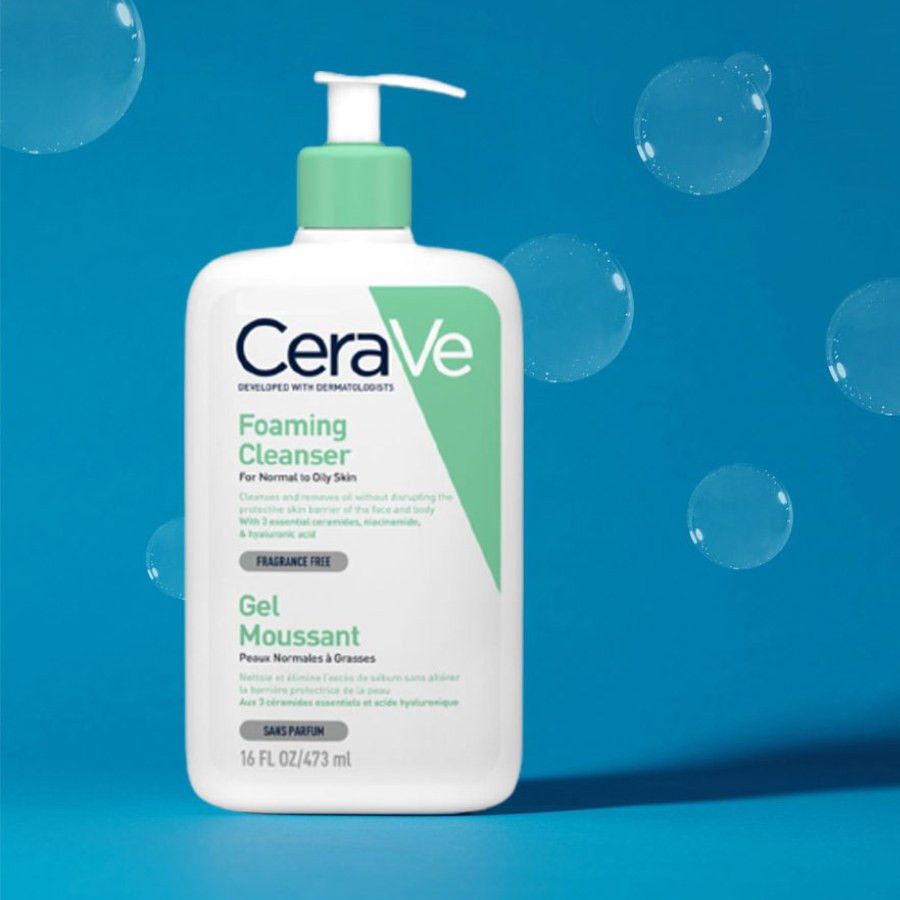 Sữa rửa mặt CeraVe schaumendes (da dầu), Đức. (Chai)