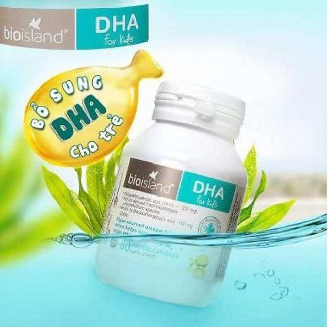 Bio Island dha kids 60V, Úc. (Lọ)