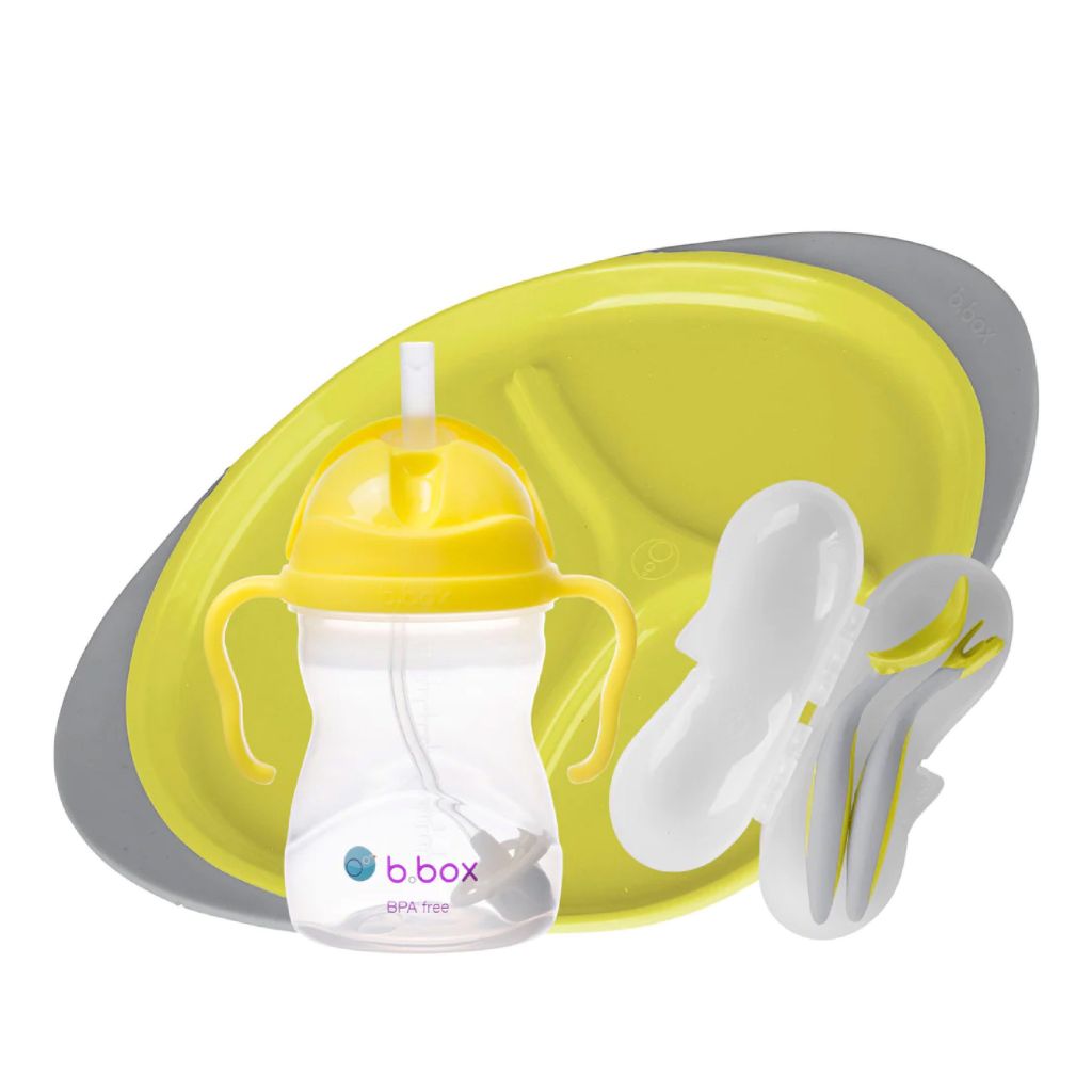 Set bình b.box tập uống + bộ ăn dặm b.box. ÚC (set)