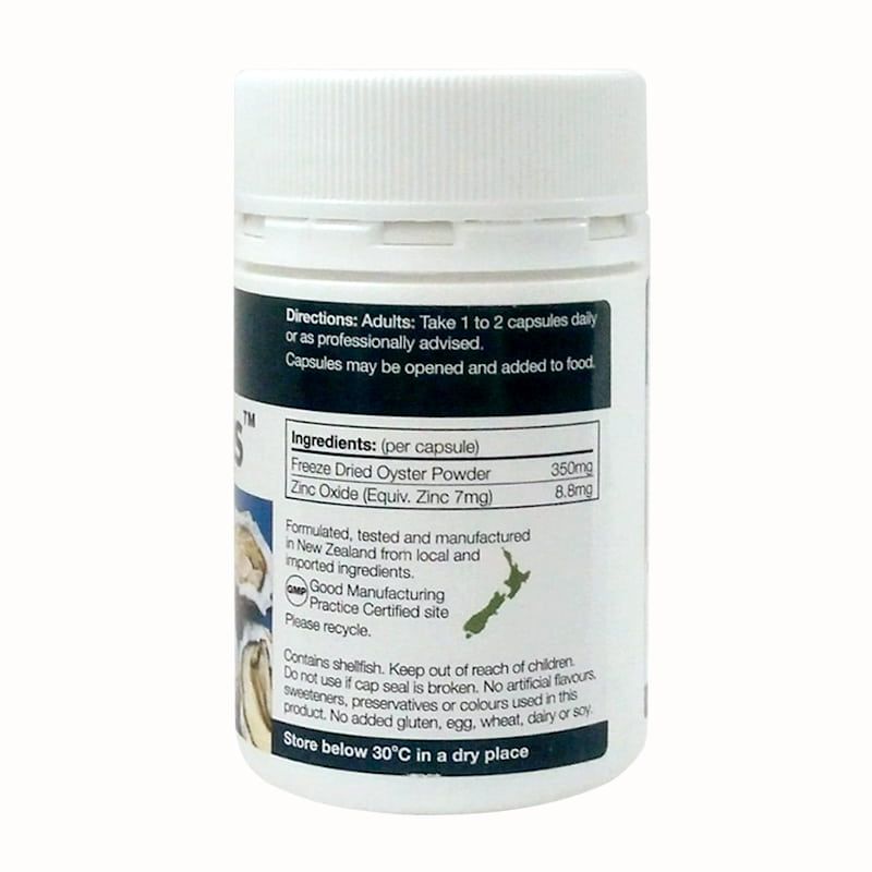 Tinh chất hàu Oyster plus Goodhealth New Zealand, 60 viên (Lọ)