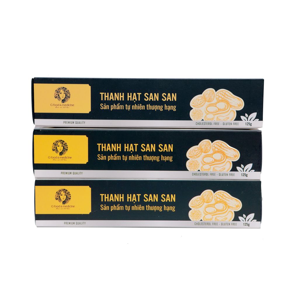 THANH HẠT SAN SAN XANH (Kẹo hạt dinh dưỡng tự nhiên vỏ xanh)