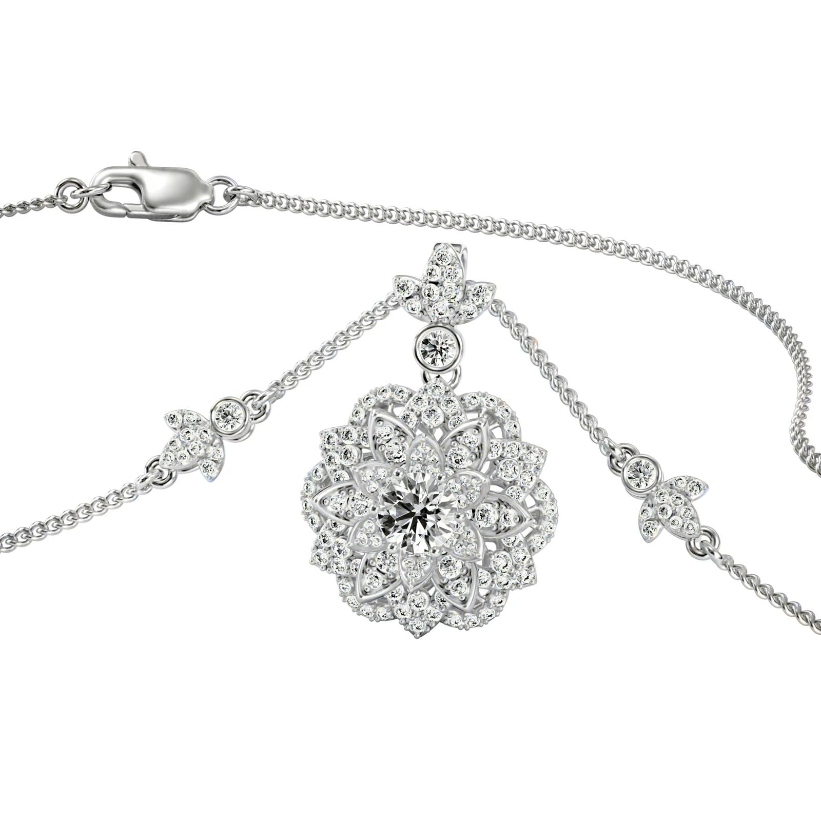 Bộ Trang Sức Kim Cương Lotus Elegance Sen Phú Quí