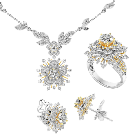 Bộ Trang Sức Kim Cương Ngũ Phúc