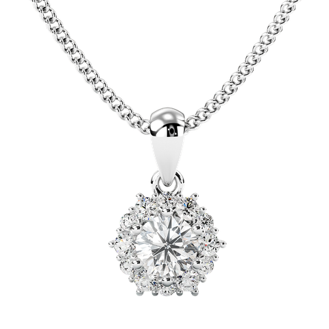 Mặt Dây Chuyền Kim Cương Tự Nhiên - PDFYJ2300181