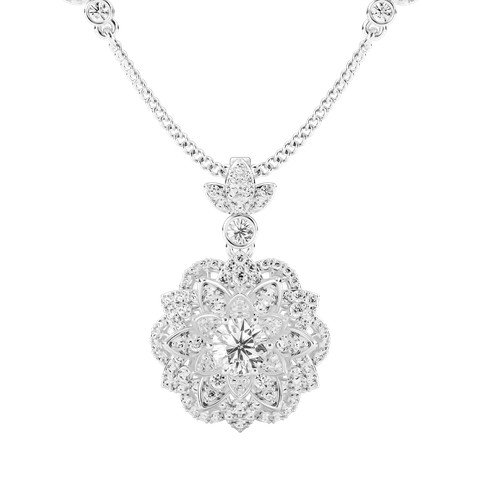 Mặt Dây Chuyền Kim Cương Tự Nhiên - PDFYJ2400661